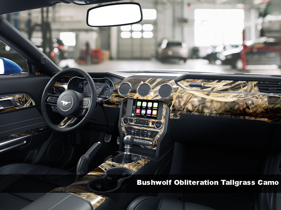 Bushwolf Obliteration Tallgrass Camo Dash Kit Finish
