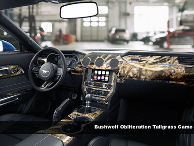 Bushwolf Obliteration Tallgrass Camo Dash Kit Finish