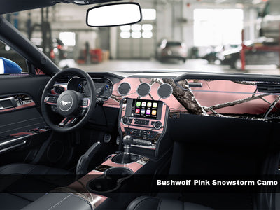 Bushwolf Pink Snowstorm Camo Dash Kit Finish