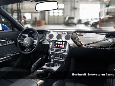Bushwolf Snowstorm Camo Dash Kit Finish
