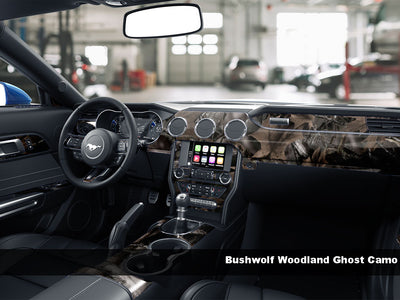 Bushwolf Woodland Ghost Camo Dash Kit Finish