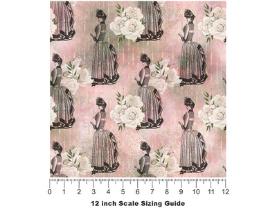 Bustle Desire Steampunk Vinyl Film Pattern Size 12 inch Scale~Rwraps Bustle Desire Steampunk Sizing Chart~2