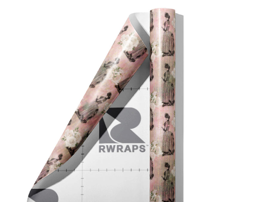 Bustle Desire Steampunk Wrap Film Sheets~Rwraps Series 914 Bustle Desire Steampunk Scrolled Sheet~3