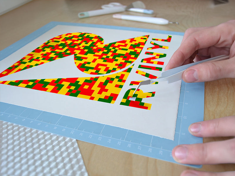 busy bee pixel Easy Weed Craft Vinyl