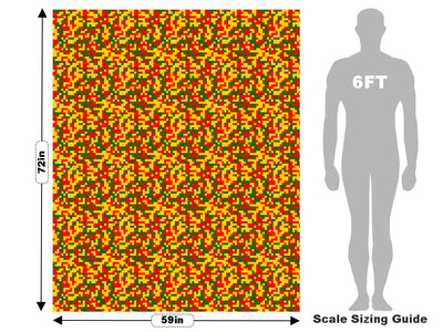 Busy Bee Pixel Vehicle Wrap Scale~Rwraps Series 914 Busy Bee Pixel Measurements~1