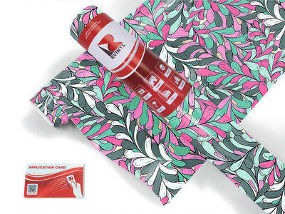 busy bushroot floral Craft Vinyl Roll