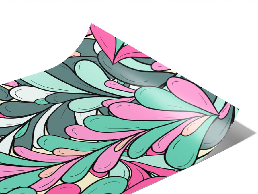 Busy Bushroot Floral Vinyl Wraps~Rwraps Series 914 Digitally Printed Vinyl Wrap~0