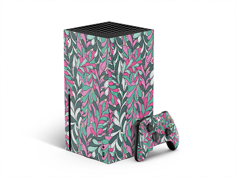 busy bushroot floral XBOX DIY Decal