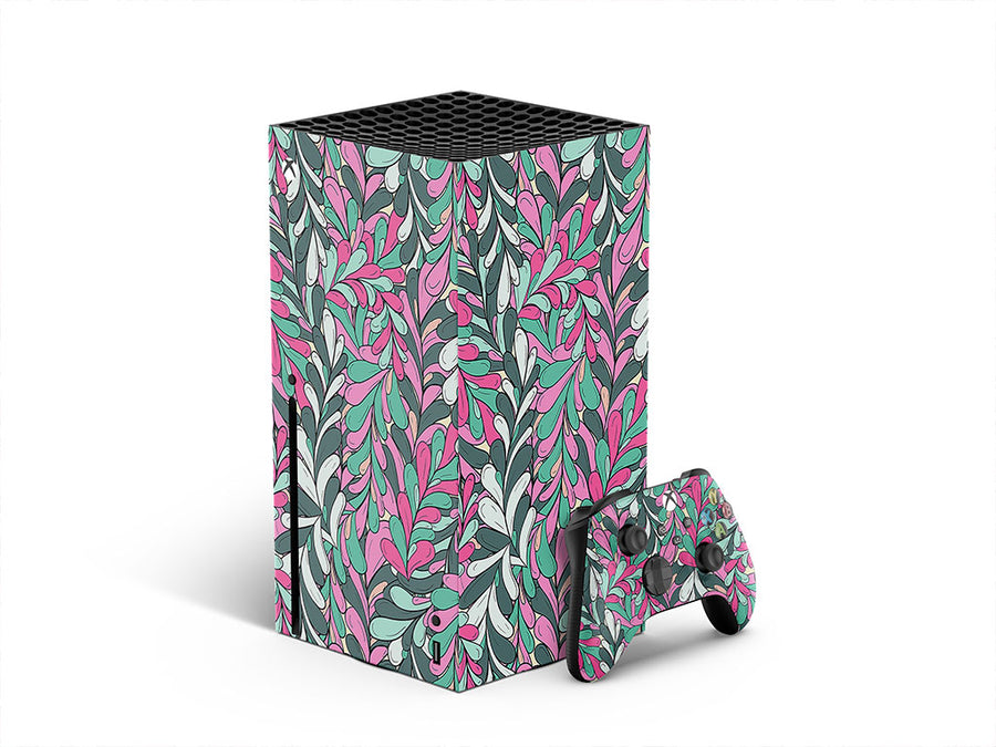 busy bushroot floral XBOX DIY Decal