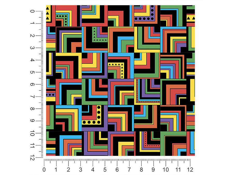 busy busy art deco 1ft x 1ft Craft Sheets