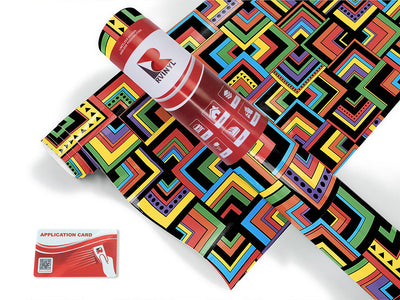 busy busy art deco Craft Vinyl Roll