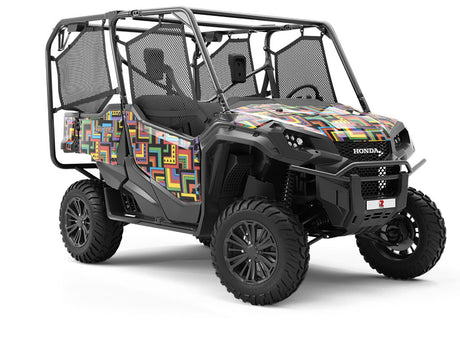 Busy Busy Art Deco Utility Vehicle Vinyl Wrap