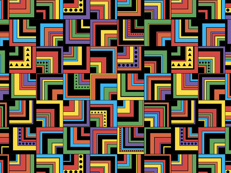 Busy Busy Art Deco Vinyl Wrap Pattern~Rwraps Series 914 Digitally Printed Vinyl Wrap~0