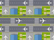 Busy Tarmac Cityscape Vinyl Wrap Pattern~Rwraps Series 914 Digitally Printed Vinyl Wrap~0
