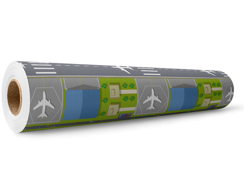 Busy Tarmac Cityscape Wrap Film Wholesale Roll~Rwraps Series 914 Digitally Printed Vinyl Roll~5