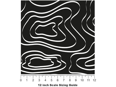 Butterfly Wings Abstract Vinyl Film Pattern Size 12 inch Scale~Rwraps Butterfly Wings Abstract Sizing Chart~2