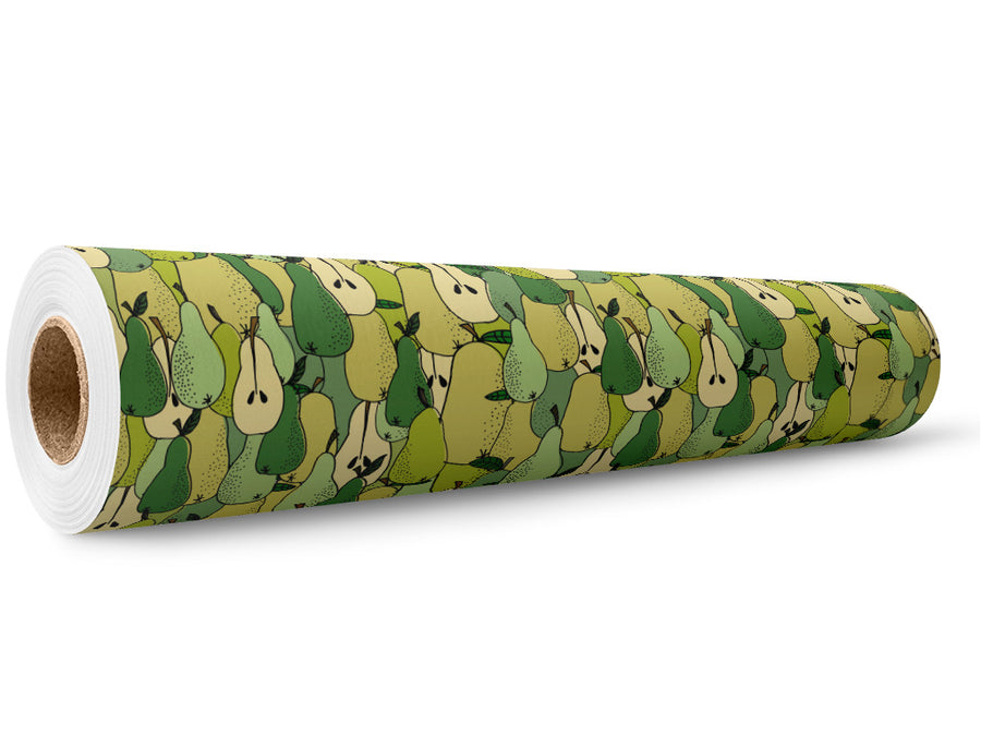 Buttery Bartlett Fruit Wrap Film Wholesale Roll~Rwraps Series 914 Digitally Printed Vinyl Roll~5