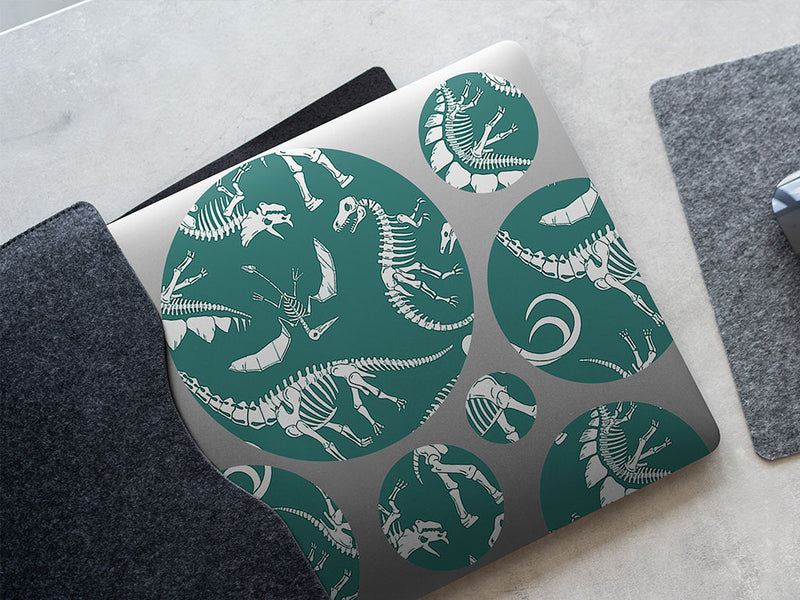 bygone blues dinosaur DIY Laptop Stickers