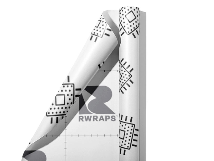 Byte Sized Technology Wrap Film Sheets~Rwraps Series 914 Byte Sized Technology Scrolled Sheet~4