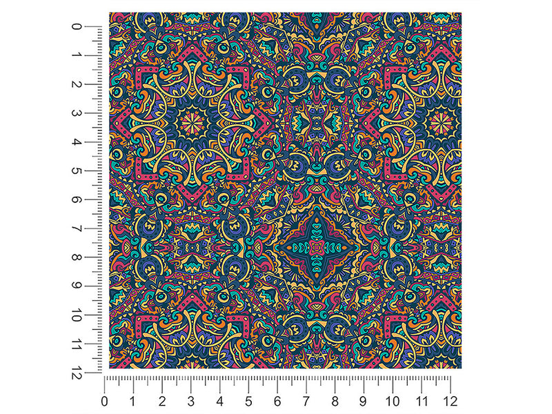 byzantine kaleidoscope mandala 1ft x 1ft Craft Sheets
