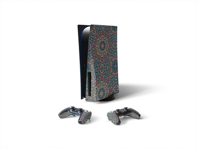byzantine kaleidoscope mandala Sony PS5 DIY Skin