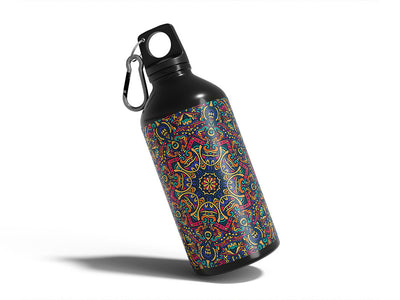 byzantine kaleidoscope mandala Water Bottle DIY Stickers