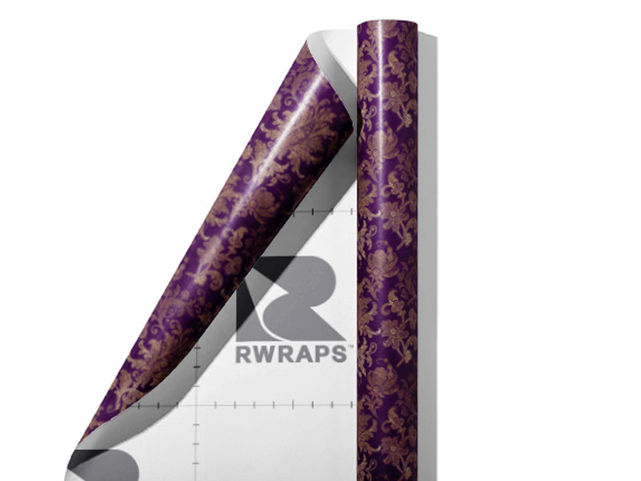 Byzantium Petals Witch Wrap Film Sheets~Rwraps Series 914 Byzantium Petals Witch Scrolled Sheet~3