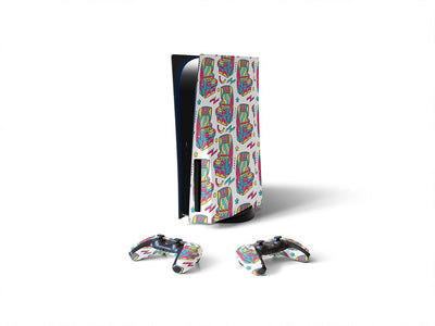cabinet fun gaming Sony PS5 DIY Skin