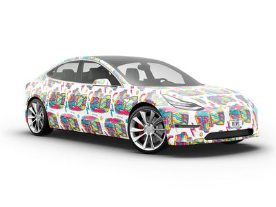Cabinet Fun Gaming Vehicle Vinyl Wrap
