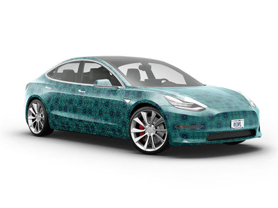 Cadet Squares Mosaic Vehicle Vinyl Wrap