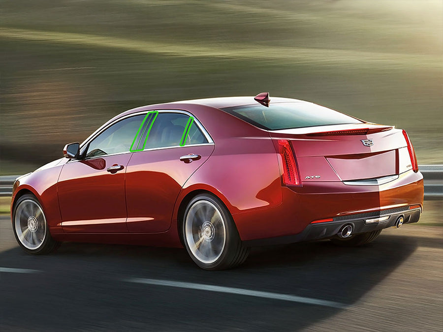 cadillac ats 2013-2019 (sedan) Pillar Post Trim Installation Location