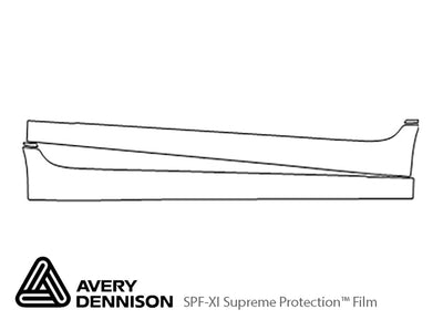 ats Avery Dennison Clear Bra Door Cup Precut PPF Diagram