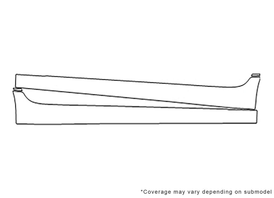 ats 3M Clear Bra Door Cup Precut PPF Diagram