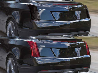 ats (sedan) Before and After Smoked Taillights