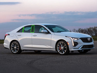 cadillac ct4 2020-2024 Pillar Post Trim Installation Location