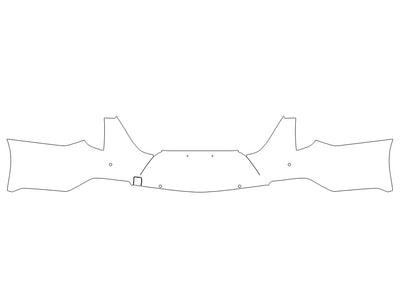 ct4 Avery Dennison Clear Bra Door Cup Precut PPF Diagram