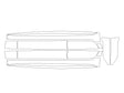 ct4 Avery Dennison Clear Bra Door Cup Precut PPF Diagram