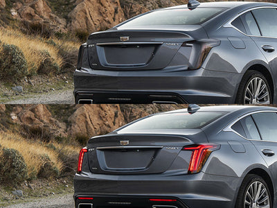 ct5 Before and After Smoked Taillights