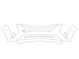 ct5 3M Clear Bra Bumper Precut PPF Diagram