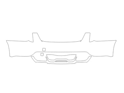 ct5 Avery Dennison Clear Bra Door Cup Precut PPF Diagram