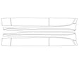 ct5 3M Clear Bra Door Cup Precut PPF Diagram
