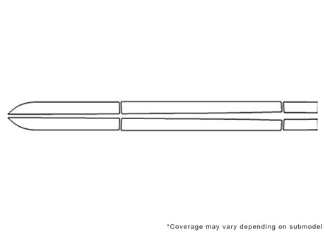 ct6 Avery Dennison Clear Bra Door Cup Precut PPF Diagram