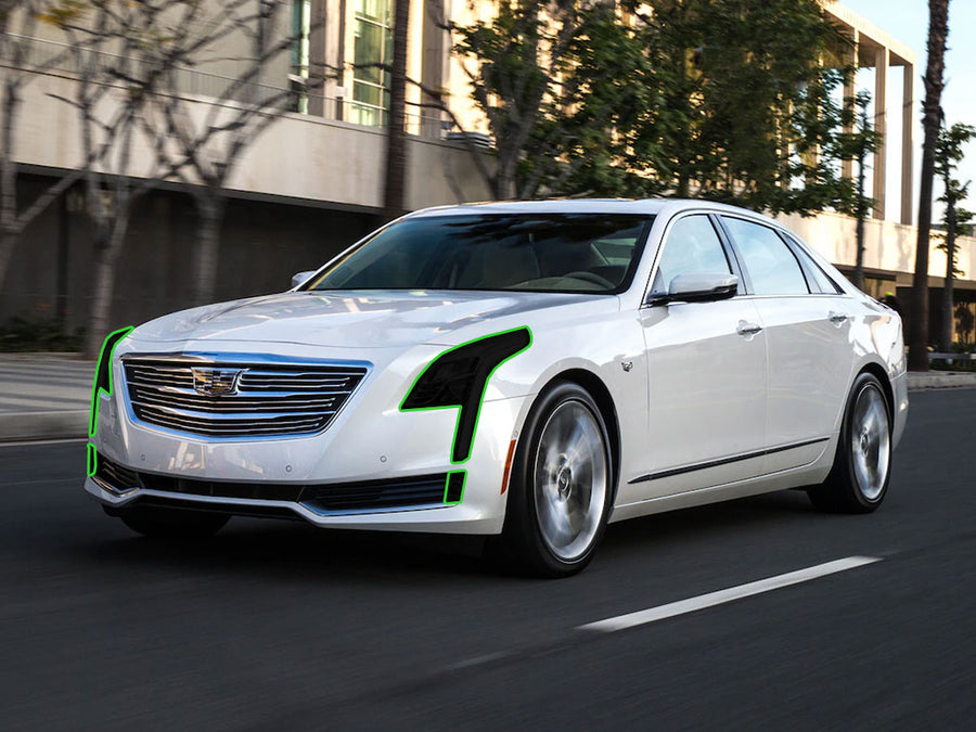 cadillac ct6 2016-2018 Headlight Tint Location