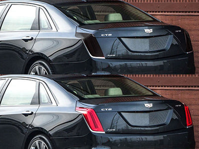 ct6 Before and After Smoked Taillights