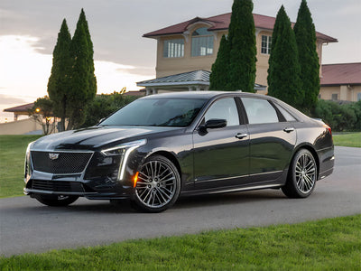 cadillac ct6 2016-2020 Matte Black Pillar Trim