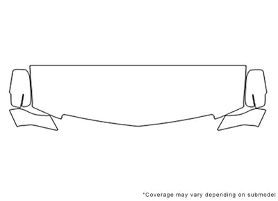 cts 3M Clear Bra Hood Precut PPF Diagram