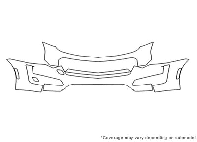 cts 3M Clear Bra Bumper Precut PPF Diagram