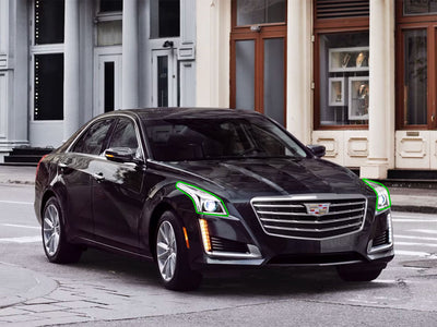 cadillac cts 2014-2019 Headlight Protection Installation Location