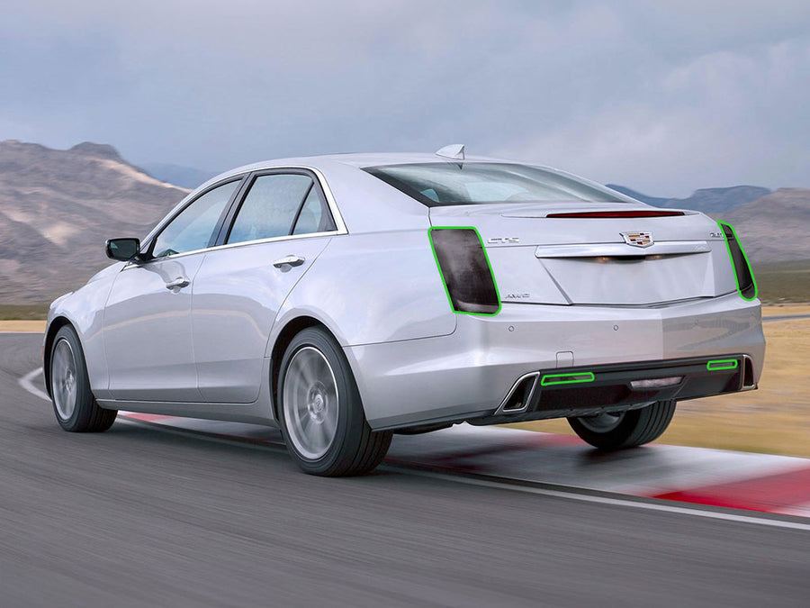 cts (sedan) Tail Light Tint Installation Points