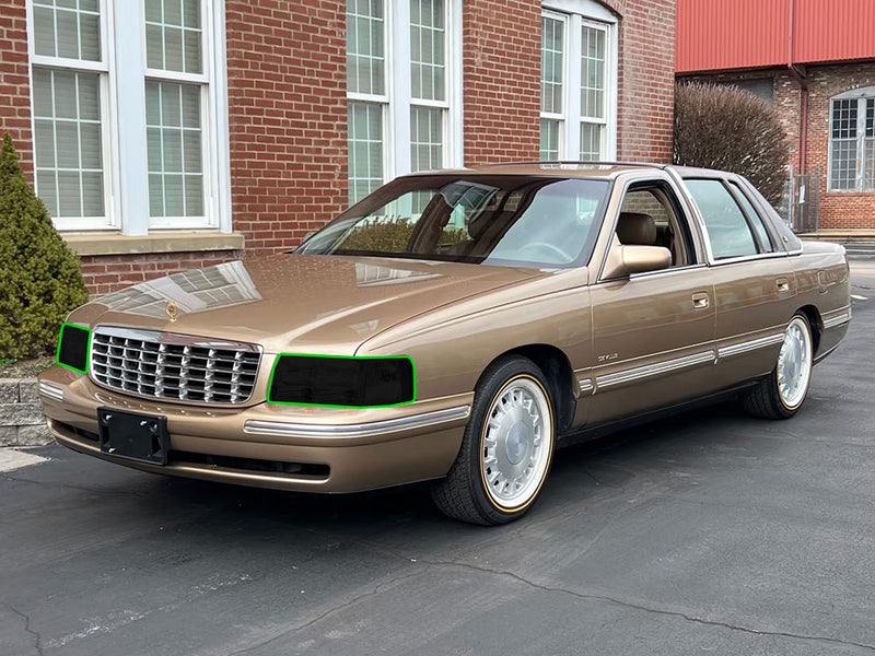 cadillac deville 1997-1999 Headlight Tint Location